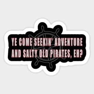 Salty Pirates Sticker